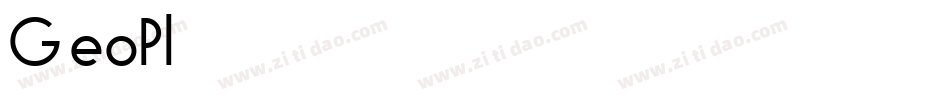 GeoPlain Italic字体转换